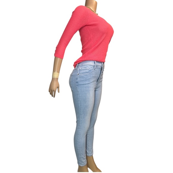 Frame Denim Ali High Rise Cigarette in Blue Opus Cropped Skinny size 28 - Picture 8 of 16